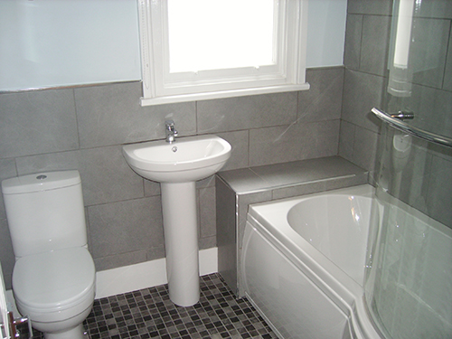 New residential bathroom